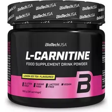 Biotech USA L-Carnitine 150 грамм, 2000 мг L-карнитина (с L-тартратом L-карнитина и ацетил-L-карнитина)