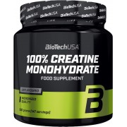 Biotech USA 100% Creatine Monohydrate 500 g Чистий, без смаку