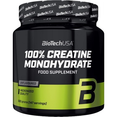 Biotech USA 100% Creatine Monohydrate 500 грам, креатин