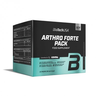 Biotech USA Arthro Forte Pack 30 пакетиков, комплексный препарат для укрепления суставов и связок