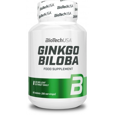 Biotech USA Ginkgo Biloba 90 таблеток, екстракт листя гінкго білоба