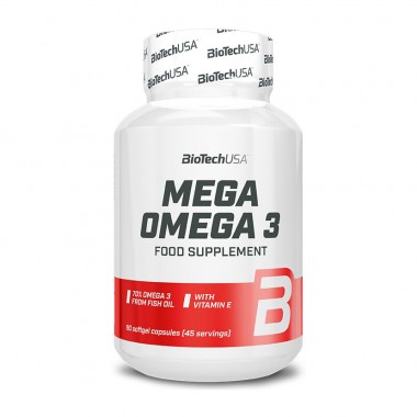 Biotech USA Mega Omega 3 90 капсул, омега 3