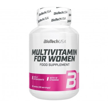 Biotech USA Multivitamin for Women 60 таблеток, вітамінний комплекс для жінок