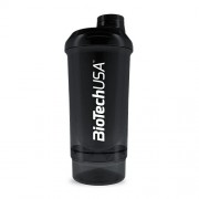 Biotech USA Shaker Wave + Compact 500 ml + 150 ml Черный